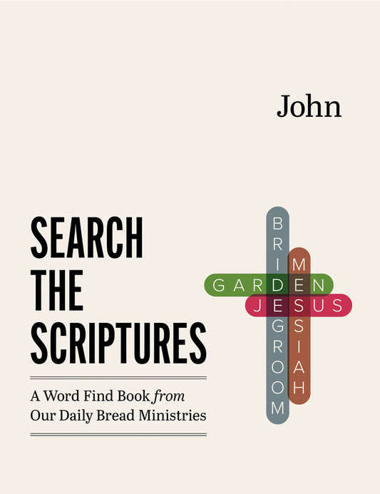 Search the Scriptures | John: A Word Find Book from Our Daily Bread Ministries