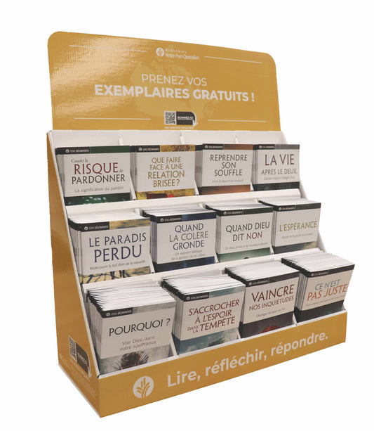 Le présentoir de la Série Découverte (Discovery Series Display Kit - Ministéres Notre Pain Quotidien)