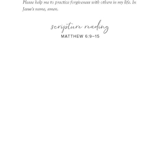 Prayer section with text and a cross on a white background from Not Easily Broken book by Joyce & Steven Dinkins