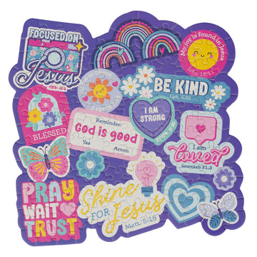 Shine for Jesus Stickers: 140-Piece Puzzle