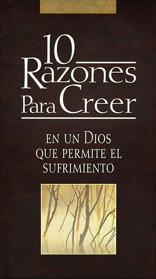 10 Razones Para Creer en un Dios que permite el sufrimiento│10 Reasons to Believe in a God who allows suffering (Spanish Edition)