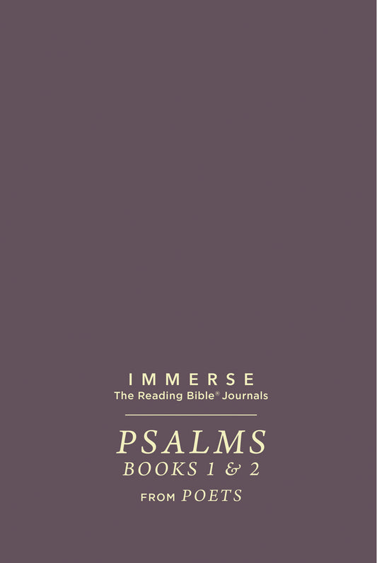 Immerse: Psalms 1 and 2 | NLT Reading Bible Journal