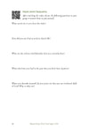 Text-based worksheet with questions about personal identity and connection to God, on a white background along with a QR code to watch a video with Aarti Sequeira in the book 'Becoming Who God Says I Am' by Lina AbuJamra published by Our Daily Bread Publishing