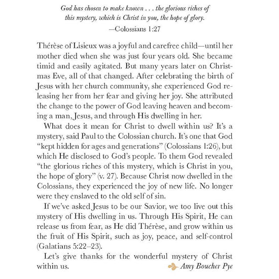 Text from February 23 devotional entitled How To Reflect Christ on a white background with a gold emblem, featuring Psalm 139:1-6, 23-24 from 'God Loves Her' 365 Devotions for Women by Women book by Our Daily Bread Ministries 