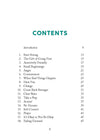 Table of contents for 'You Got This!' book by Crystal Stine for middle schoolers, featuring such chapters as Start Strong and Anger