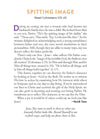 Morning Devotional page from Day 1 entitled Spitting Image from A Joyful Easter devotional book by Our Daily Bread Publishing