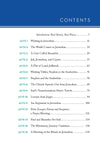 Table of contents for 'Lands of the Bible Then and Now' book by Dave Branon, featuring such chapters as A Gate Called Beautiful and Paul and Barnabas Set Sail