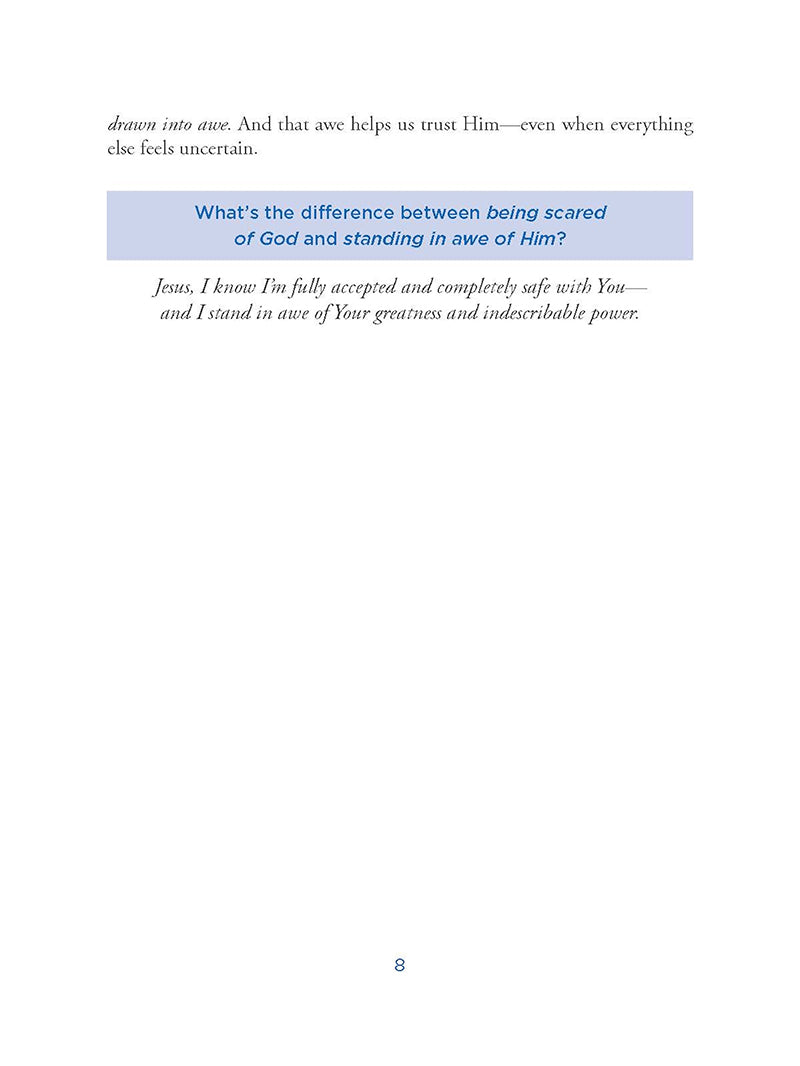 Text on a white background with a challenge question from the book 'Moments with God for Teens' by Our Daily Bread Ministries 