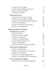 Table of contents for Prayers for Ordinary Life book by Reclaim Today featuring such sections as desiring peace and calm