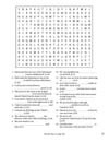 Page with a word search puzzle and clues on a white background in Search the Scriptures: Galatians, Ephesians, Philippian & Colossians, a word find book by Our Daily Bread Ministries.