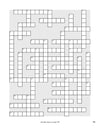Blank crossword puzzle grid on a white background from Search the Scriptures book