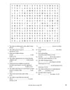 Crossword puzzle with letters and answers on a white background from Search the Scriptures book