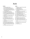 Bible crossword puzzle page with clues on a white background in 'Search the Scriptures: Ruth, Esther & Song of Songs' word find puzzle book from Our Daily Bread Ministries