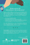 Back cover of the 'Truly You: 90 Devotions on Faith, Feelings, and Friends for Teen Girls' book by Sarah Humphrey with an illustration of hands from diverse backgrounds on a colourful background